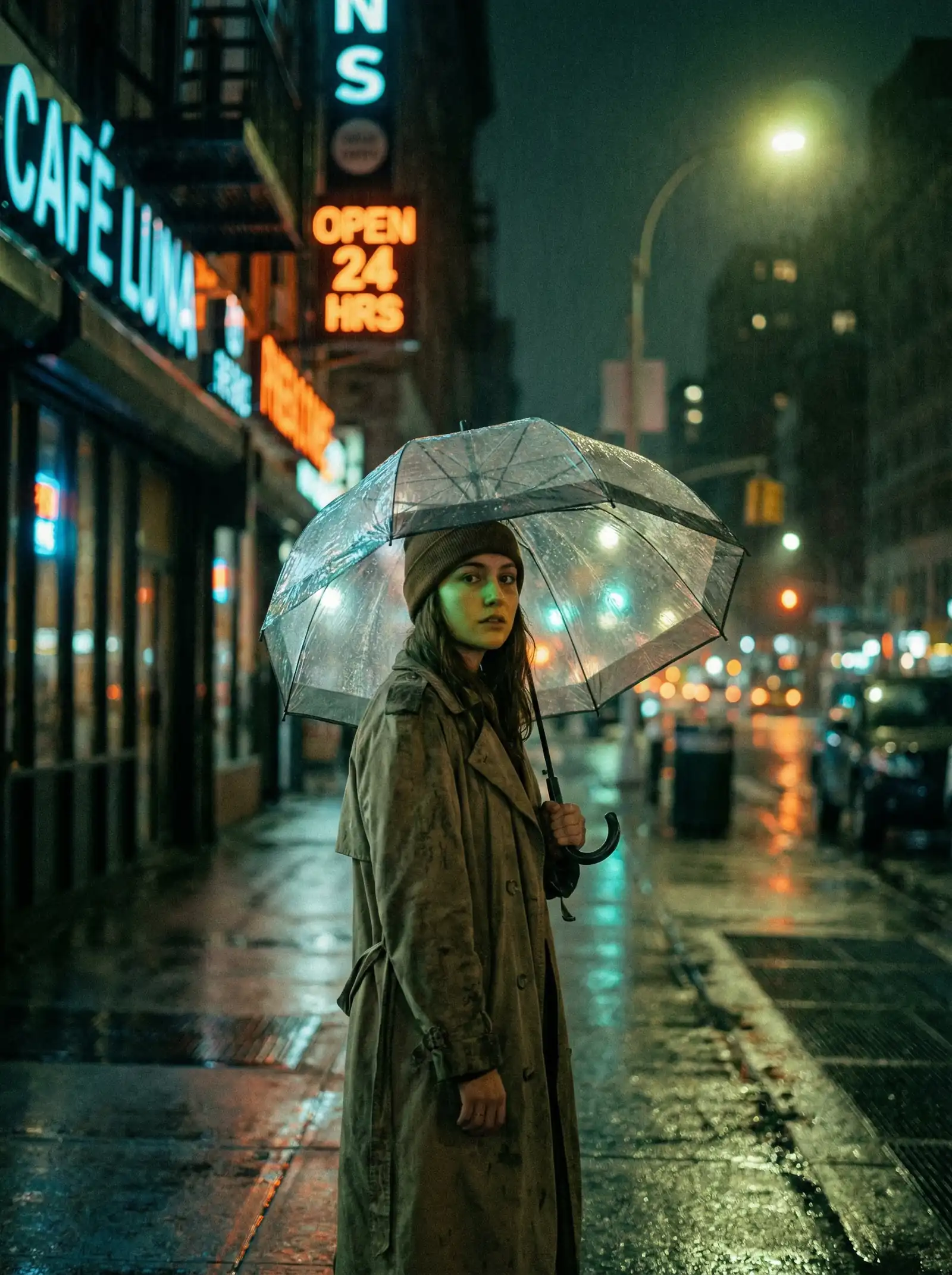 水岛津实 本周佳作 - 雨夜独行
